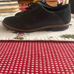 Toms Blue Leather Oxford Shoes